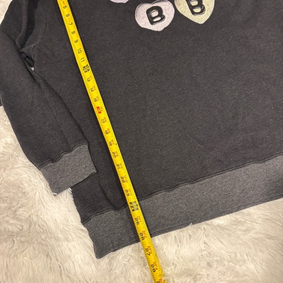 Wildfox Cry Baby Roadtripper Graphic Oversized Pullover Sweater Size Large - Picture 3 of 10